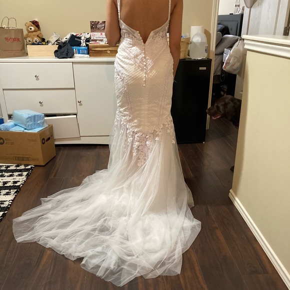 Handmade Mermaid Wedding Dress - Picture 13 of 13